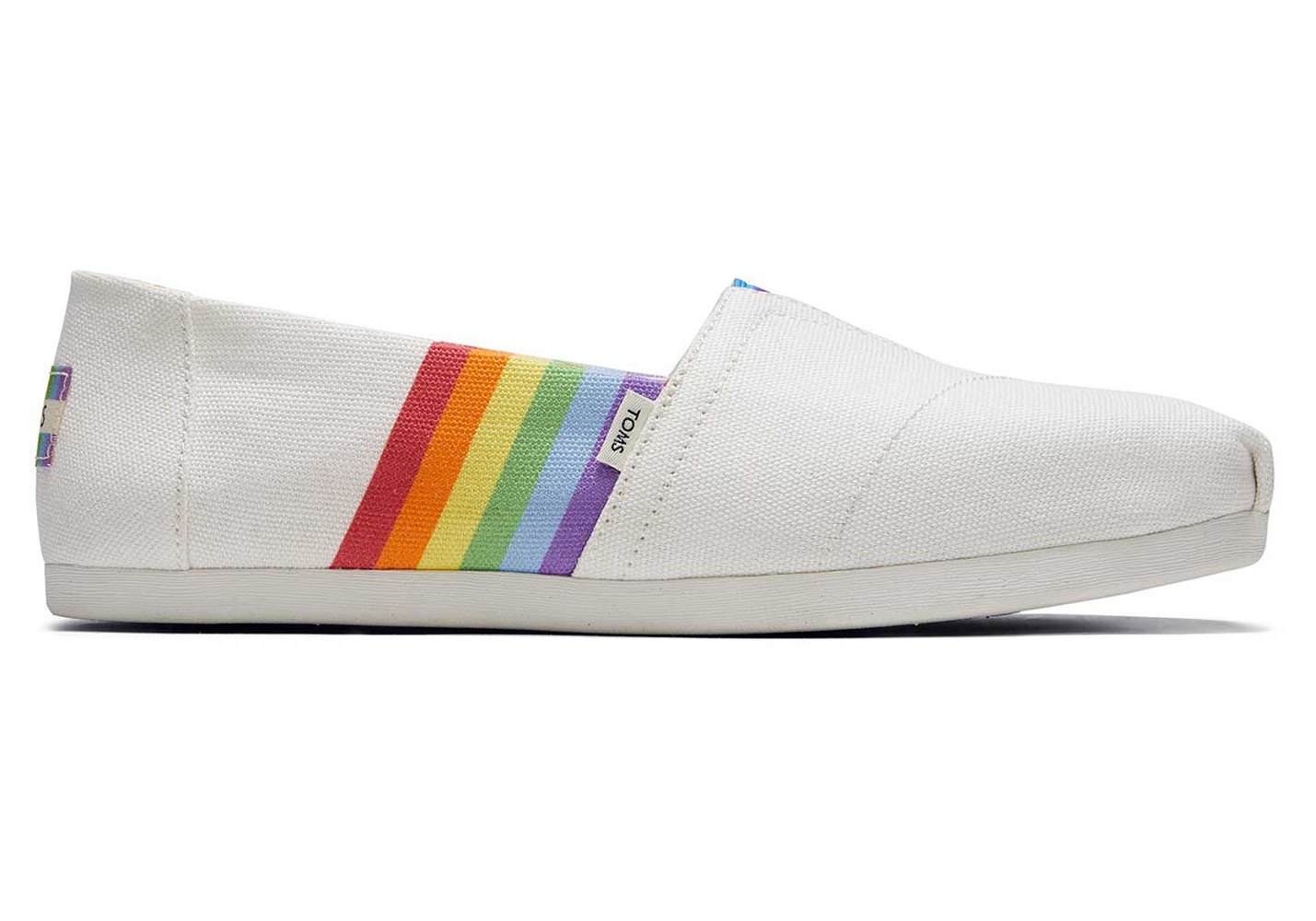 Toms Alpargata Unity Rainbow Espadrille White - Womens - 48017-DQOR